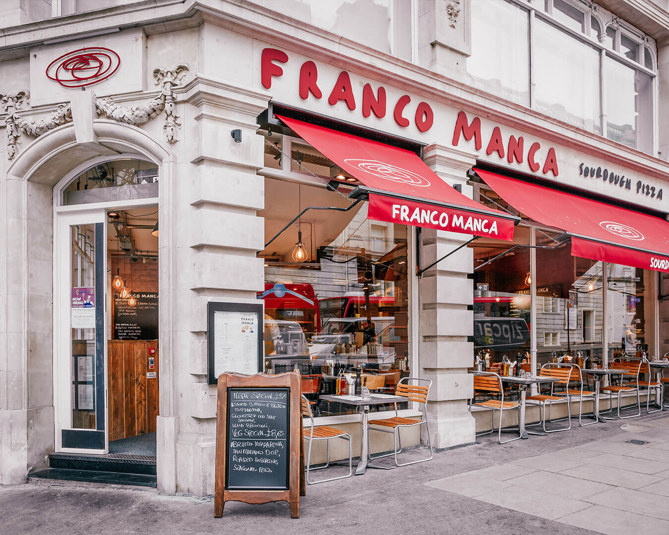 Aldwych Franco Manca venue