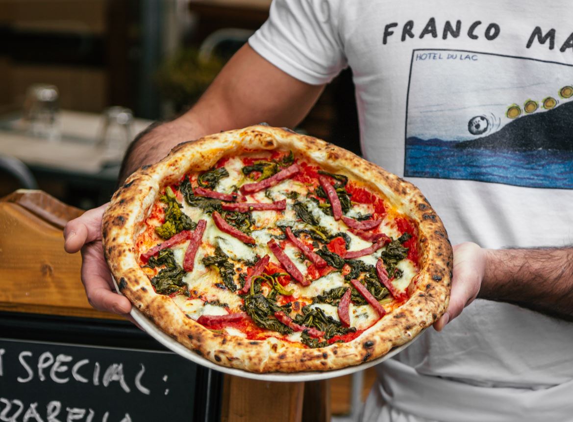 Franco Manca sourdough pizza