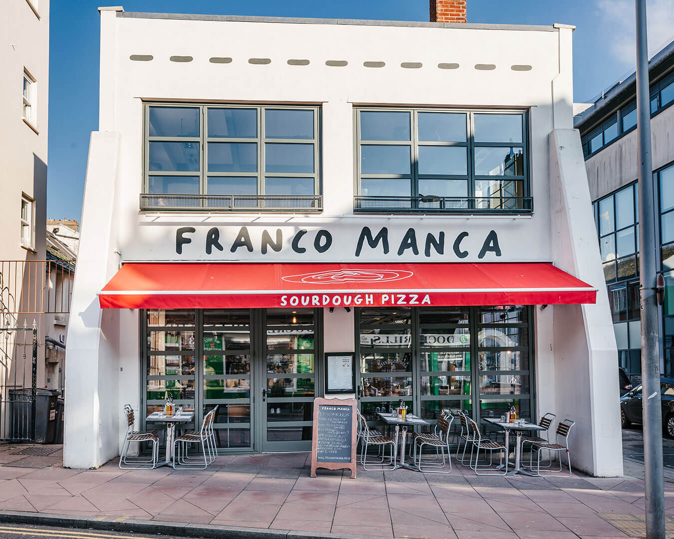 exterior of Franco Manca in Brighton