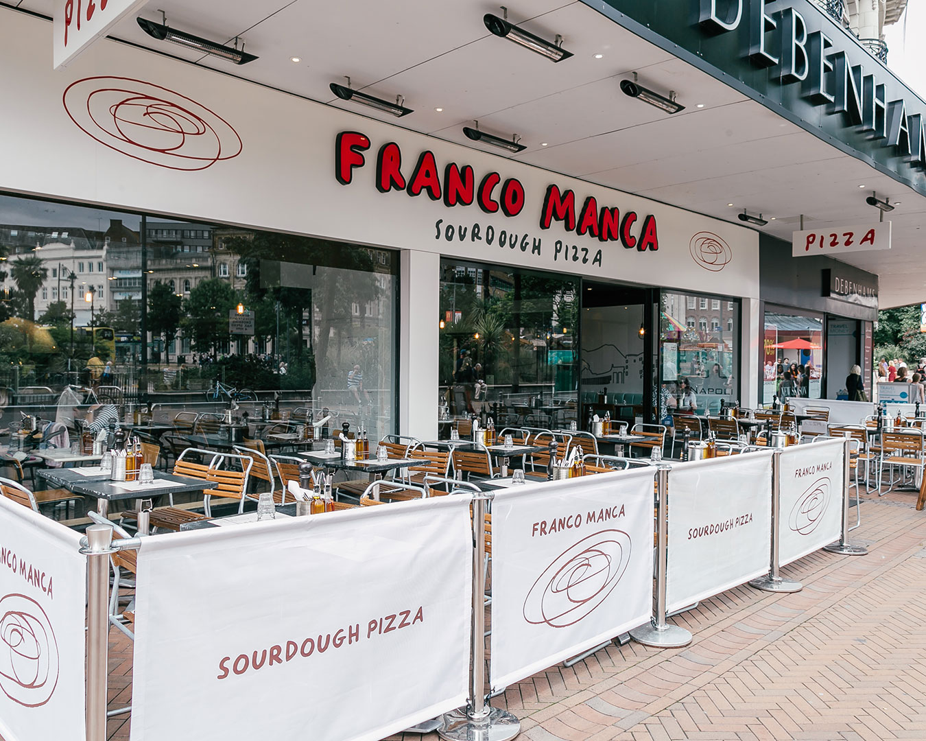 Franco Manca outdoor terrace