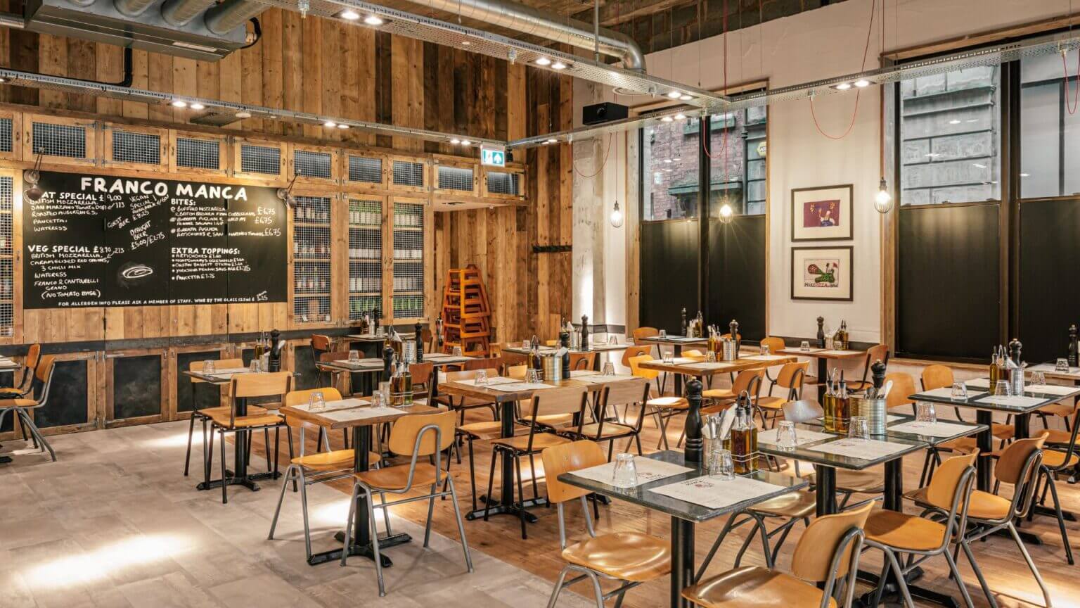 Manchester Piccadilly Gardens Sourdough Pizza Franco Manca