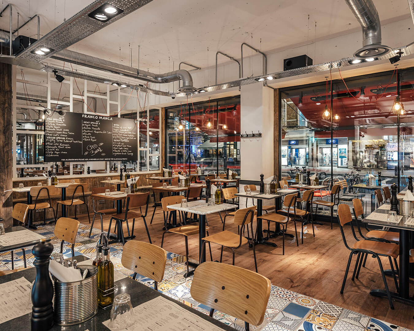 Franco Manca pizzeria on Baker street