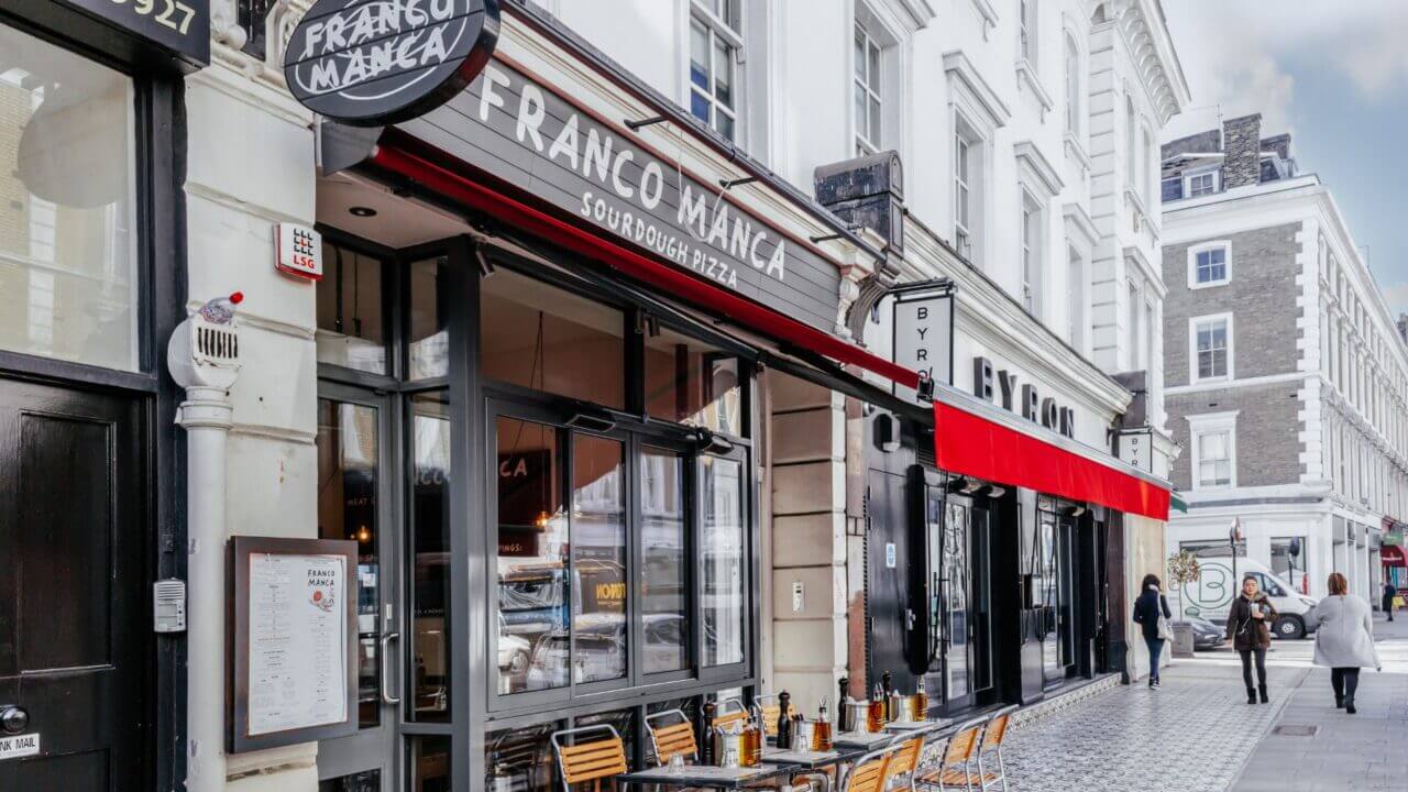 South Kensington Sourdough Pizza Franco Manca