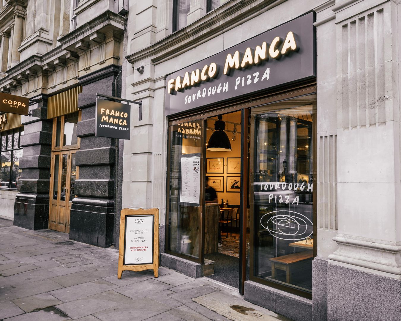Franco Manca pizzeria in London