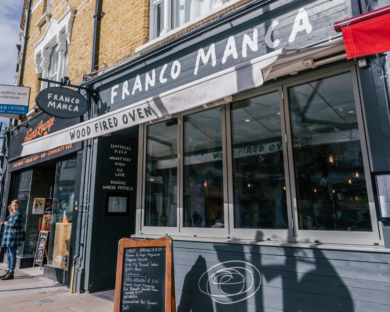 Franco Manca exterior in Wimbledon