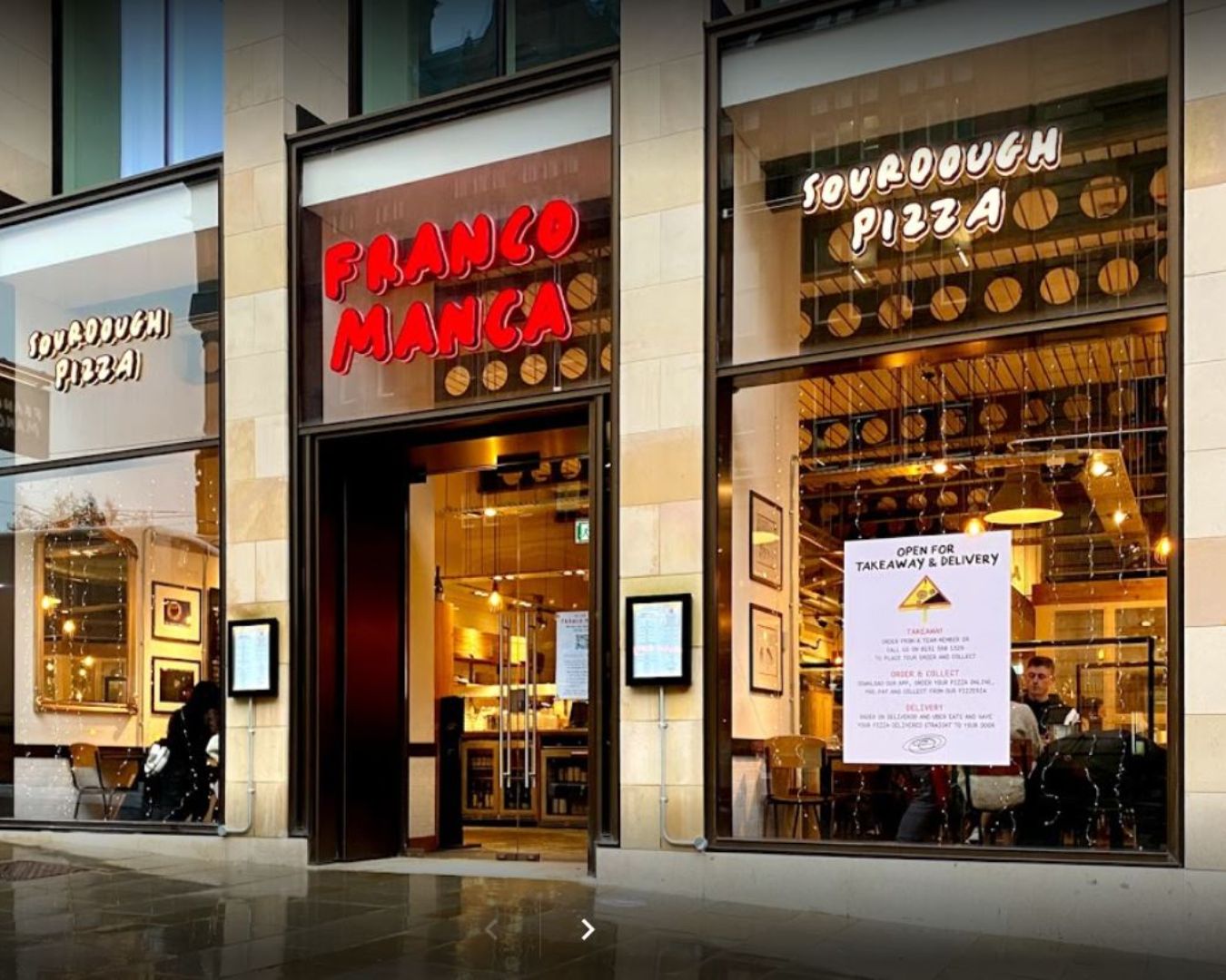 outdoor appearance of Franco Manca