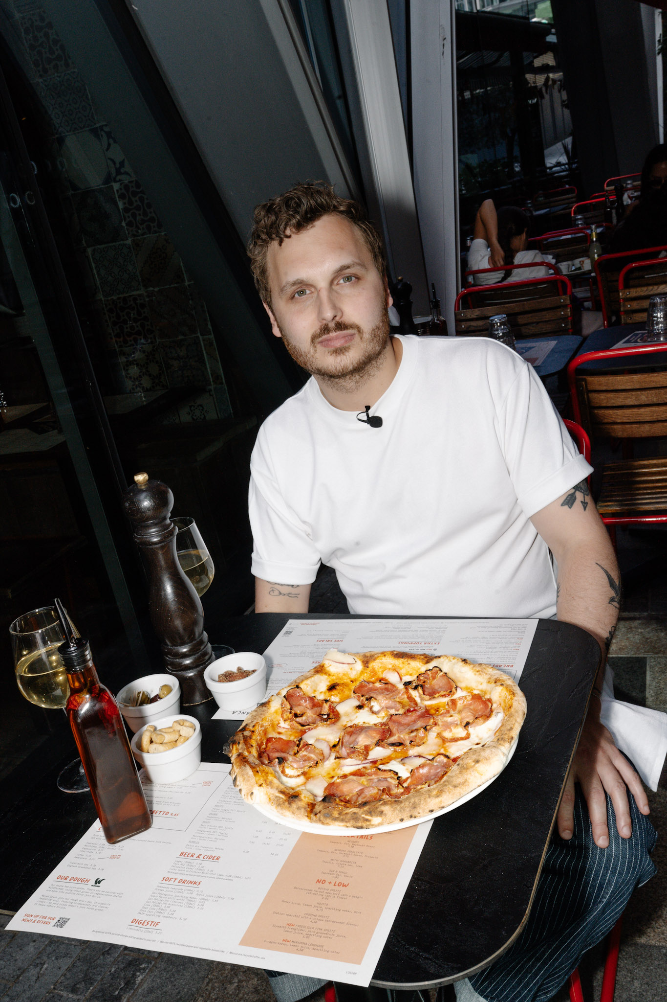 Aaron Potter x Franco Manca