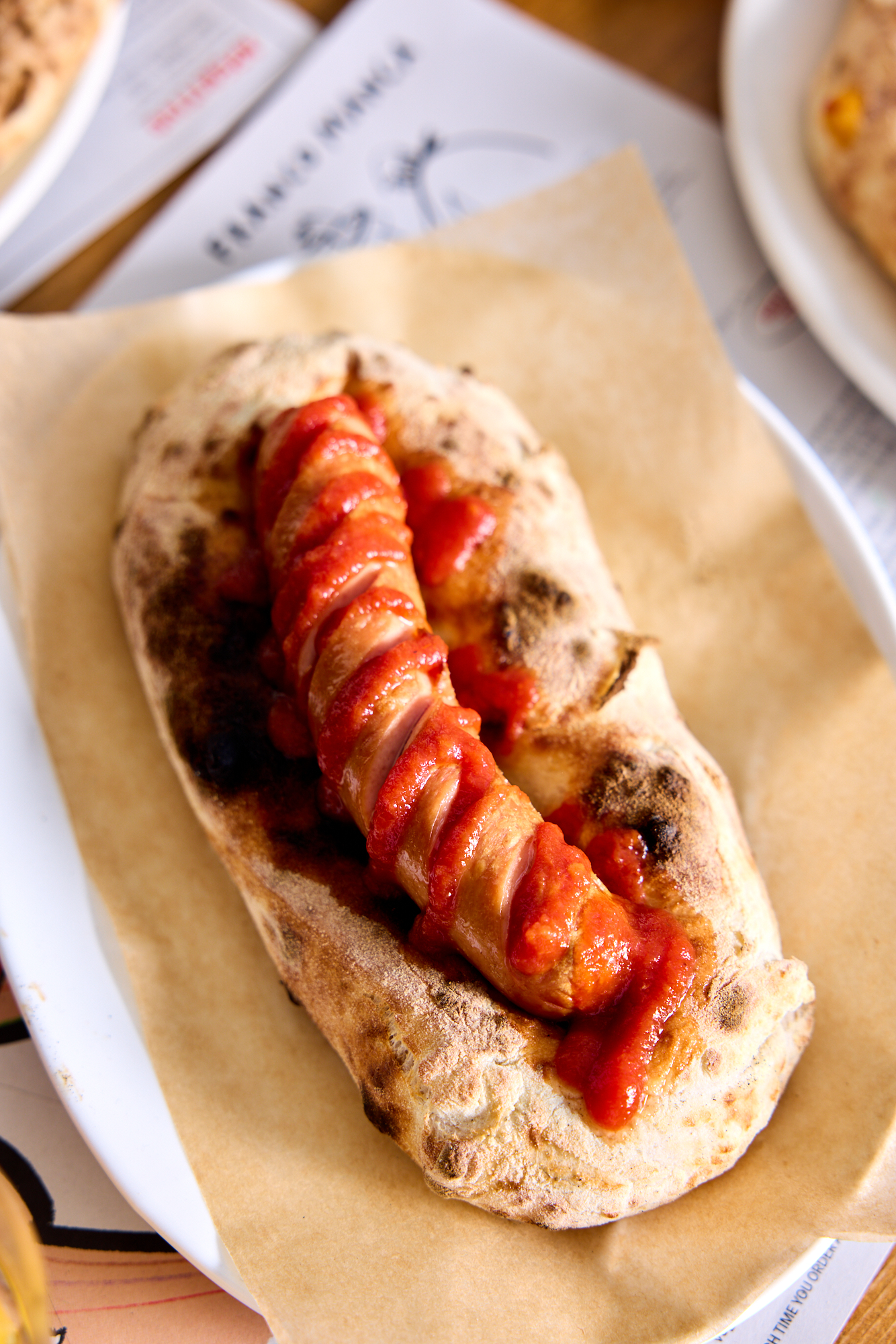 Franco manca's hot dog